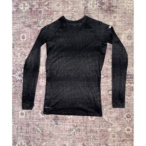 Nike Therma-FIT Fitted Compression Long Sleeve Base Layer 424180 Fleece Lined S